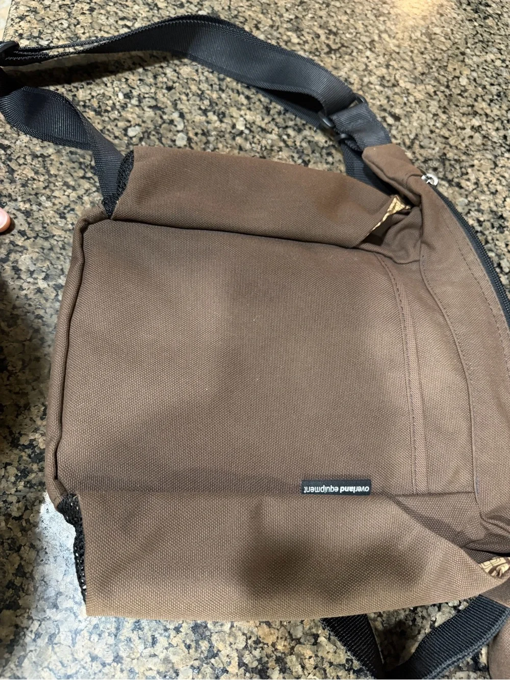 Brown Crossbody Sling Bag by Overland